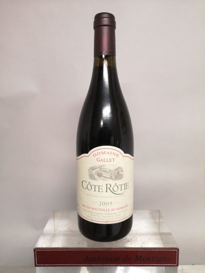 null 1 bottle CÔTE-RÔTIE - Domaine GALLET 2009