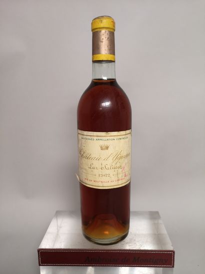 null 1 bottle Château d'YQUEM - 1er Gc superieur Sauternes 1962 

Label slightly...