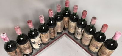 null 12 bottles Château LA PROVIDENCE - Grand cru Pomerol 1970 

Stained and damaged...