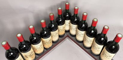 null 12 bottles Château BARBEROUSSE - Saint Emilion 1982 

Stained labels. 5 slightly...