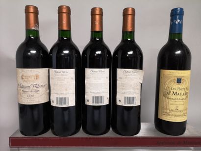 null 5 bouteilles PESSAC LEOGNAN dont 

1 Les HAUTS de MAUJAN 2001 - 3e vin du Ch....