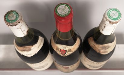 null 3 bottles CROZES HERMITAGE FOR SALE AS IS 

2 L. VALLOUIT 1982 and 1 CAVES de...