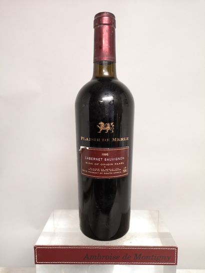 null 1 bottle SOUTH AFRICA "Plaisir de Merle" - Cabernet Sauvignon PAARL 1995 

Label...
