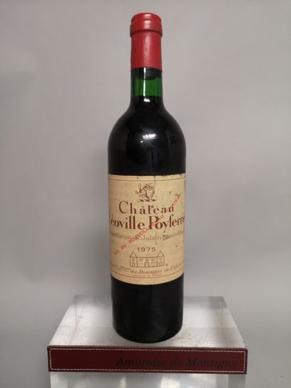 null 1 bottle Chateau LEOVILLE POYFERRE - 2nd Gcc Saint Julien 1975 

Label slightly...