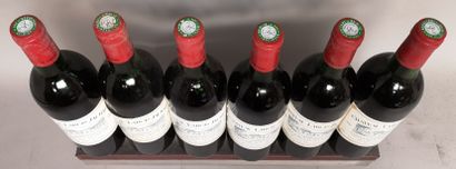 null 6 bouteilles Château LARCIS JAUMAT - Saint Emilion Grand Cru 1989 Caisse bois....
