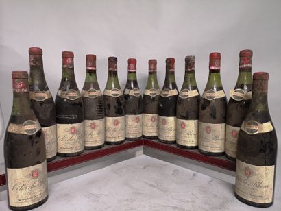 null 12 bouteilles COTES DU RHONE - REMOISSENET Père Fils Neg. 1959 A VENDRE EN ...