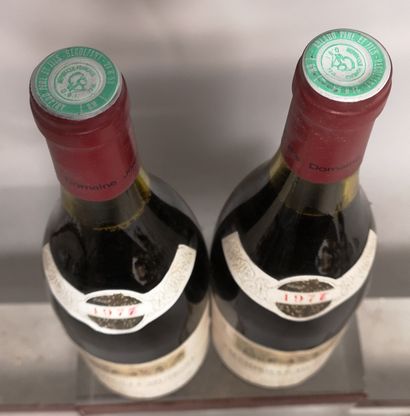 null 2 bouteilles CHAMBOLLE MUSIGNY - Domaine ARLAUD Père Fils 1977 

Étiquette légèrement...