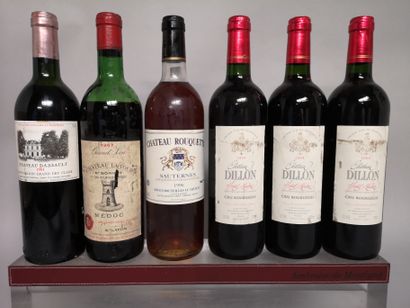 6 bottles of BORDEAUX FOR SALE AS IS including...