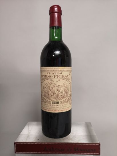 null 1 bouteille Château CROS FIGEAC 1979 Saint-Emilion grand cru