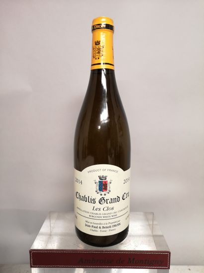 null 1 bouteille CHABLIS Grand cru "Les Clos" - Jean Paul Benoit DROIN 2014