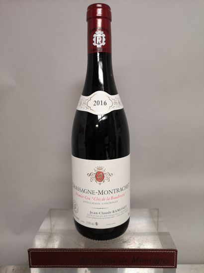 null 1 bottle CHASSAGNE MONTRACHET 1er cru "CLOS de la Boudriotte" - RAMONET 201...