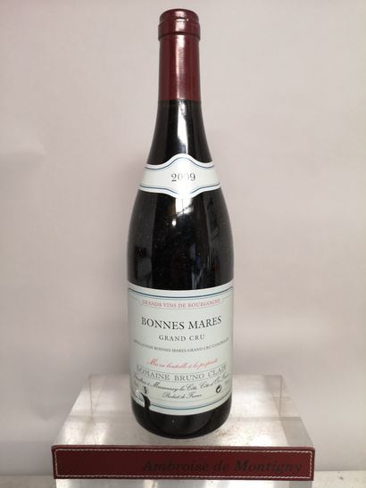 null 1 bouteille BONNES MARES Grand cru - Bruno CLAIR 2009 

Étiquette légèrement...