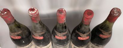 null 5 bottles BEAUNE des HOSPICES de BEAUNE - CALVET Cie Neg. 1950 

FOR SALE AS...