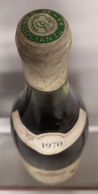 null 1 bouteille CHAMBOLLE MUSIGNY- LAMBLIN Fils 1970 

Étiquette tachée et légèrement...