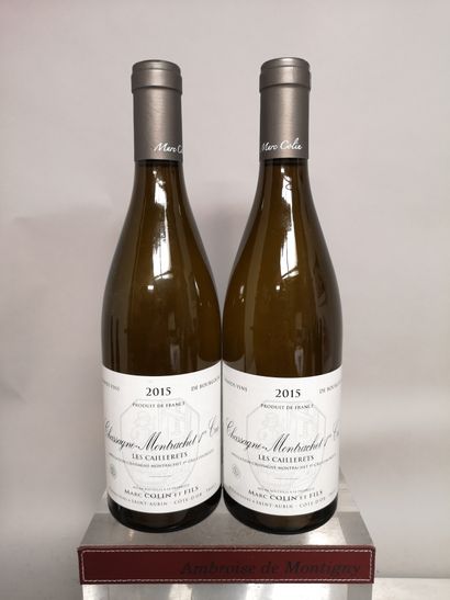 null 2 bouteilles CHASSAGNE MONTRACHET 1er cru "Les Caillerets" - Marc COLIN 201...
