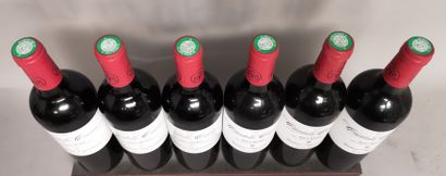 null 6 bouteilles Château CISSAC - Haut Médoc 3 de2011 et 3 de 2012 Caisse bois....