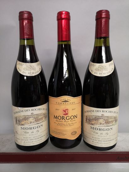 3 bouteilles MORGON A VENDRE EN L'ETAT 
2...