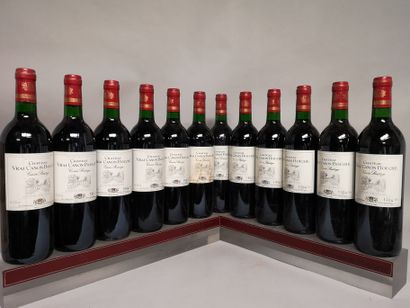 null 
12 bouteilles Château VRAI CANON BOUCHE "Cuvée Prestige" - Canon Fronsac 1994...