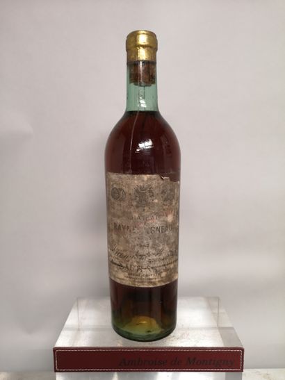 null 1 bottle Château RAYNE VIGNEAU "Crème de Tête" - 1st Cc of Sauternes 1942 

Label...