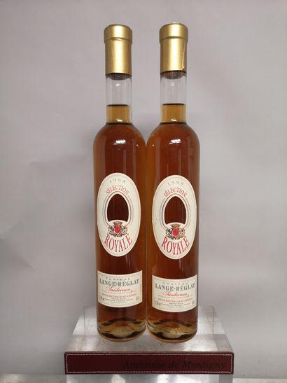 null 
2 bottles of 50 cl Château LANGE REGLAT "Séléction royale" - Sauternes 199...