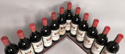 null 12 bottles Château LA CABANNE - Pomerol 1964 

Stained labels. 4 slightly low,...