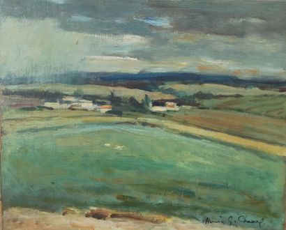 null Henri Georges CHEVAL (1897-1976)

Landscape of Morvan before the storm

Oil...
