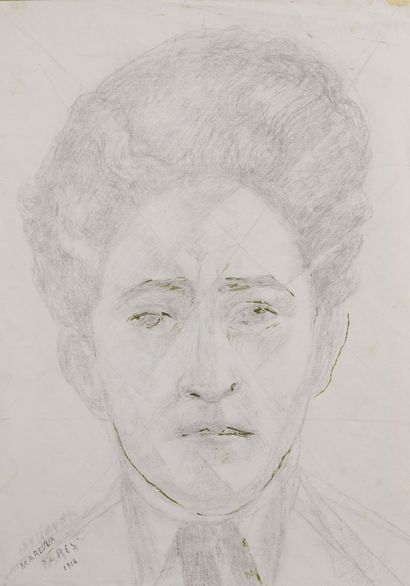 null Marie Vorobieff MAREVNA (1892-1984)

Portrait de Jean Cocteau, 1916 

Crayon...
