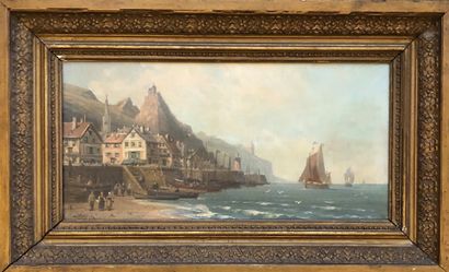 null School of the end of the XIXth century

Two animated seascapes

Oil on canvas,...