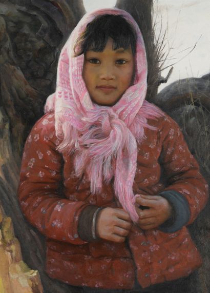 Liu YUNSHOU (1967) 
Portrait of a girl certainly...