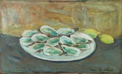 Henri Georges CHEVAL (1897-1976) 
The plate...