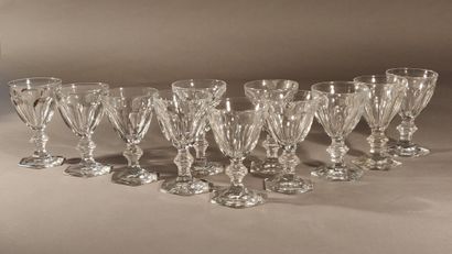 null BACCARAT, modèle HARCOURT

Partie de service de verres comprenant 39 verres...