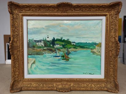null Henri Georges CHEVAL (1897-1976)

Landscape of Brittany

Oil on canvas. 

Signed...