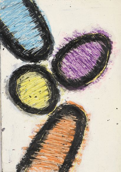 Jean LEGROS (1917-1981) Untitled, 1961-1965

Five pastels on paper. 

Studio stamp...