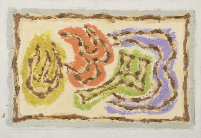 Jean LEGROS (1917-1981) Paysage abstrait, 1957

Huile et sable sur toile. 

Datée...