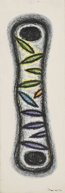 Jean LEGROS (1917-1981) L'écorce - Couronne d'épines, vers 1957

Deux pastels sur...