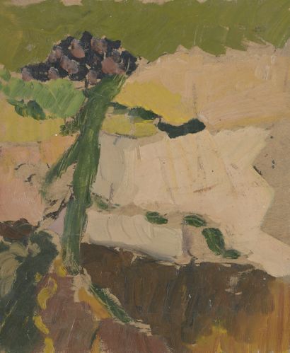 Jean LEGROS (1917-1981) Untitled 
Seven works including oil on cardboard, oil on...