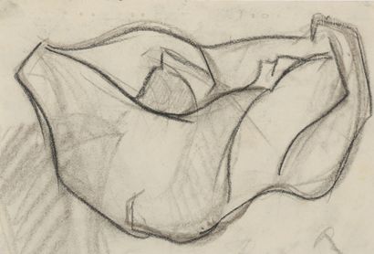 Jean LEGROS (1917-1981) Untitled, circa 1944-45 
Lot of ten charcoal, pencil or ink...