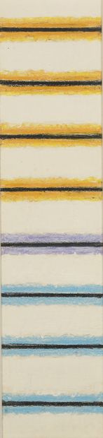 Jean LEGROS (1917-1981) Model for a musical journey, 1977

Neocolor pencil and casein...