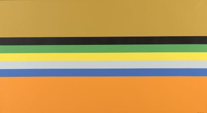 Jean LEGROS (1917-1981) Striped canvas, 1976

Acrylic on canvas.

Signed and dated...