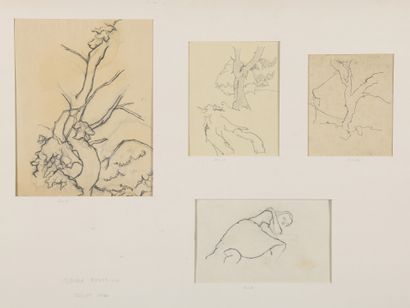 Jean LEGROS (1917-1981) Untitled, circa 1944-45

Lot of ten charcoal, pencil or ink...