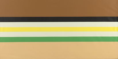 Jean LEGROS (1917-1981) Toile à bandes, 1976

Acrylique sur toile. 

Signée et datée...
