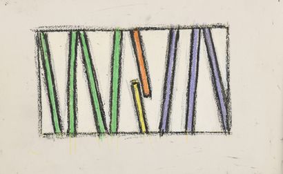 Jean LEGROS (1917-1981) Sans titre, vers 1964-65

Six pastels sur papier. 

Cachet...