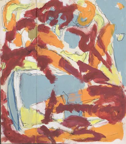 Jean LEGROS (1917-1981) Untitled, 1950 to 1957

Eight gouaches on paper including...