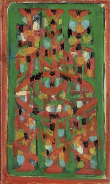 Jean LEGROS (1917-1981) Sans titre

Huile sur toile. 

Cachet d'atelier au dos.

33,5...