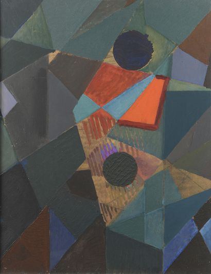 null Alfred RETH (1884-1966)

Sans titre 

Huile et sable sur panneau.

61 x 47 cm	

On...