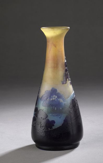 null GALLÉ Emile (establishments)

VASE piriform with flared neck. Proof of industrial...