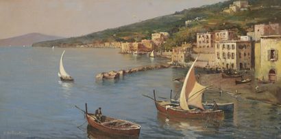 null Ermando BELLANTONIO (XXth)

Bay of Naples

Oil on canvas. 

Signed lower left....