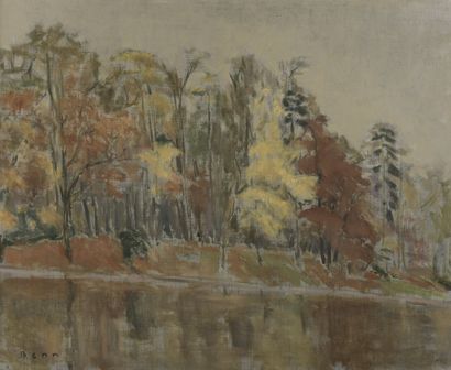 null BENN (1905-1989)

Autumn in the Bois de Boulogne 

Oil on canvas. 

Signed lower...
