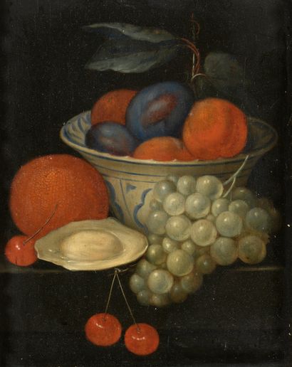 null Attributed to Justus van HUYSUM (1659-1716)

Fruit and oysters on an entablature

Oak...