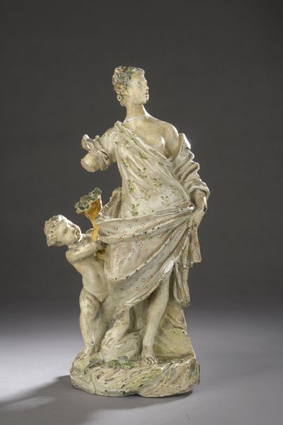 18th century FRENCH school 
Allegory of spring...